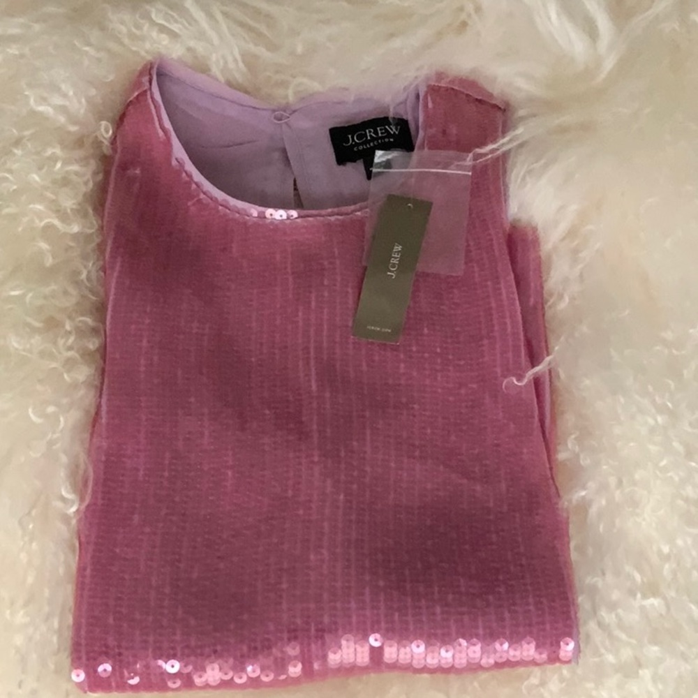 JCrew Collection Sequin shell top - Picture 4 of 5